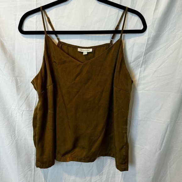 Prologue Tops - Prologue Silk-Iike Tank Top Size L